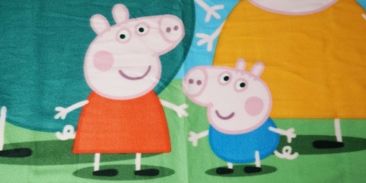 Koc polarowy Peppa Family